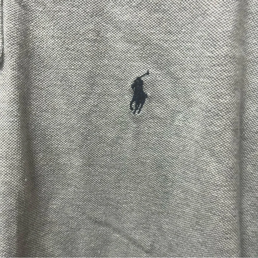 Polo Ralph Lauren Polo Shirt Short Sleeve Men's Size XL Solid Gray/Tan